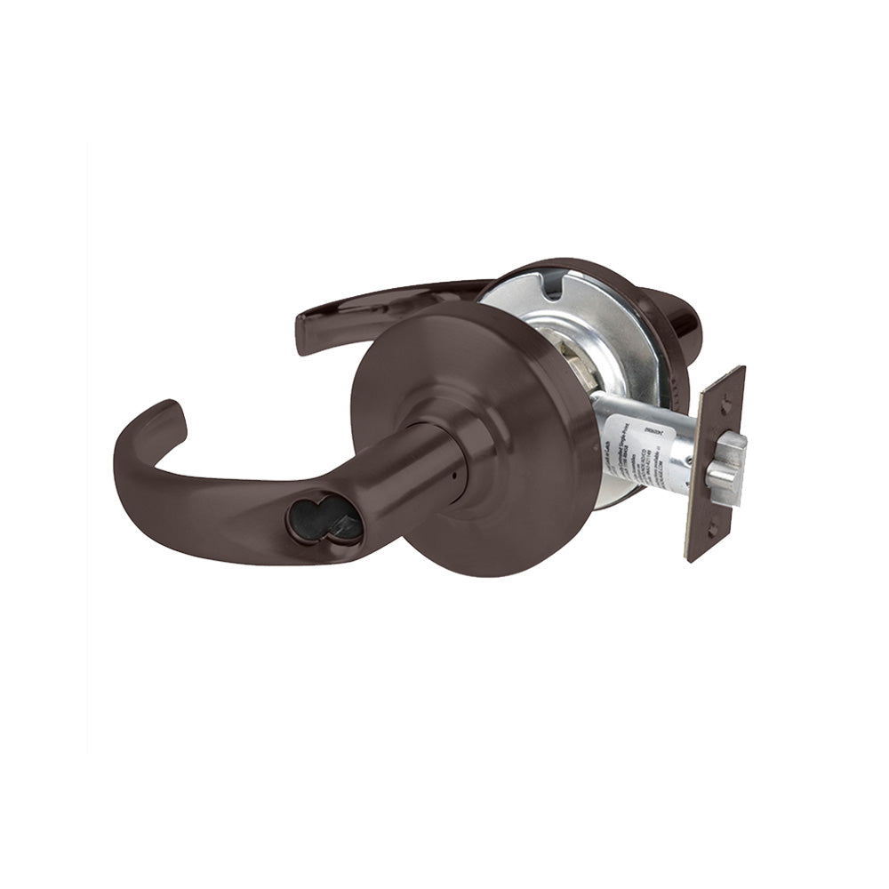 Schlage - ALX80 - Storeroom Cylindrical Lock with Field Selectable Vandlgard - Sparta Lever - FSIC Less Core Cylinder - 1-1/8 x 2-1/4 Square corner Faceplate - Grade 2