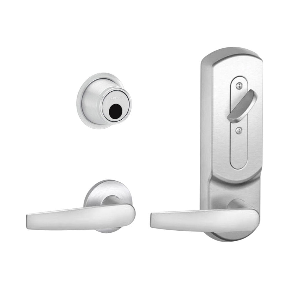 Schlage - CS210-B500LD - Entrance Single Locking Interconnected Lock Less Cylinder with 1 3/4" Door Thickness - Left Handed - Grade 2 - US26 - Bright Chromium Plated (625)