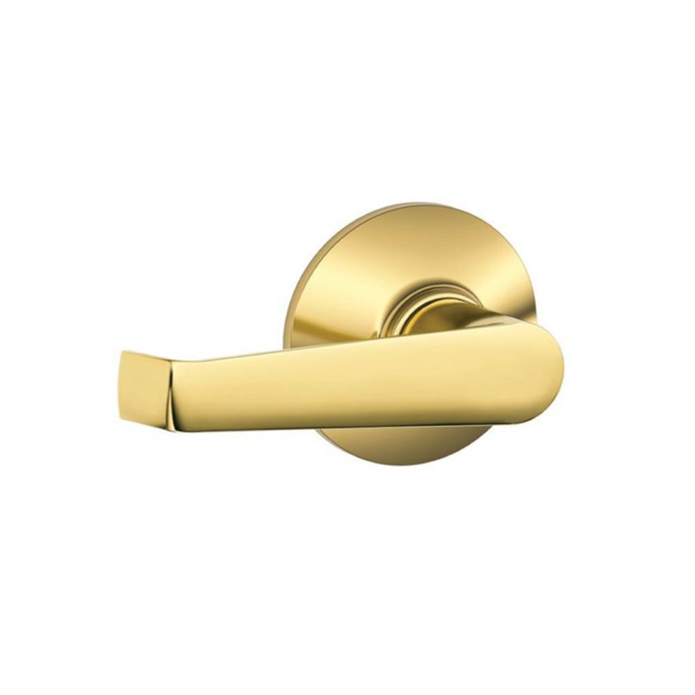 Schlage - F40 - Privacy Lock - Elan Lever - Grade 2 - 605 (Bright Brass Finish)