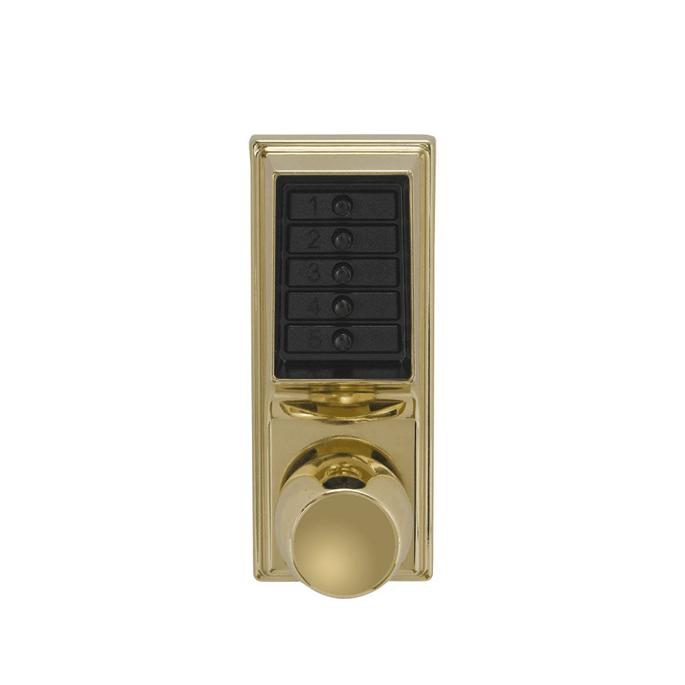 Simplex - 8148 - Mortise Combination Lever Lock with Deadbolt and Key Override - Passage Lockout