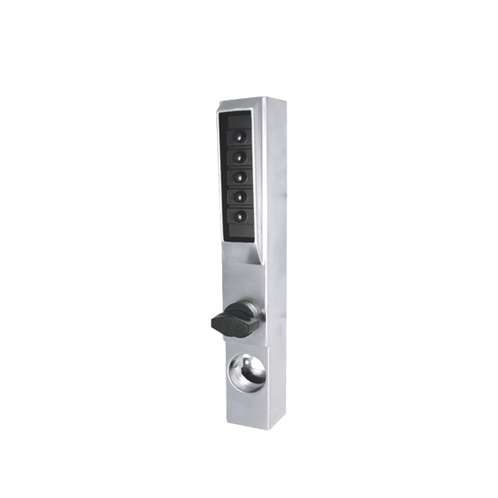 Simplex 3002 Pushbutton Narrow Stile Lock with Thumbturn