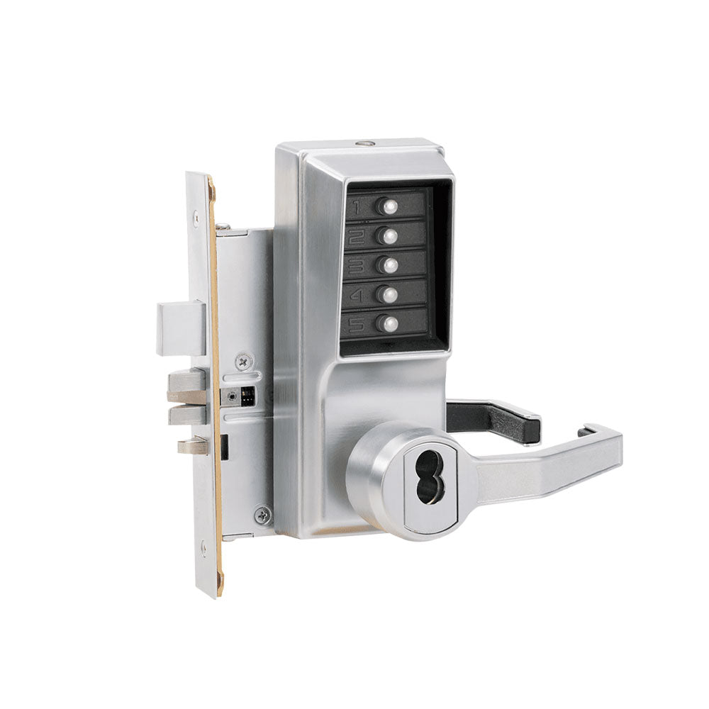 Simplex - 8146 - Mortise Combination Lever Lock with Key Override - Passage Lockout