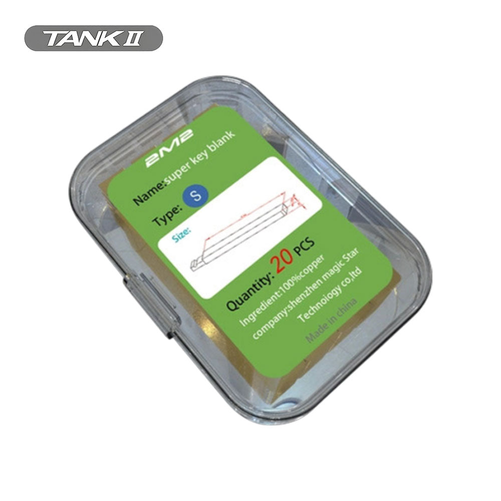 TANK H006 S Super Key Blank Set - 20 Pcs