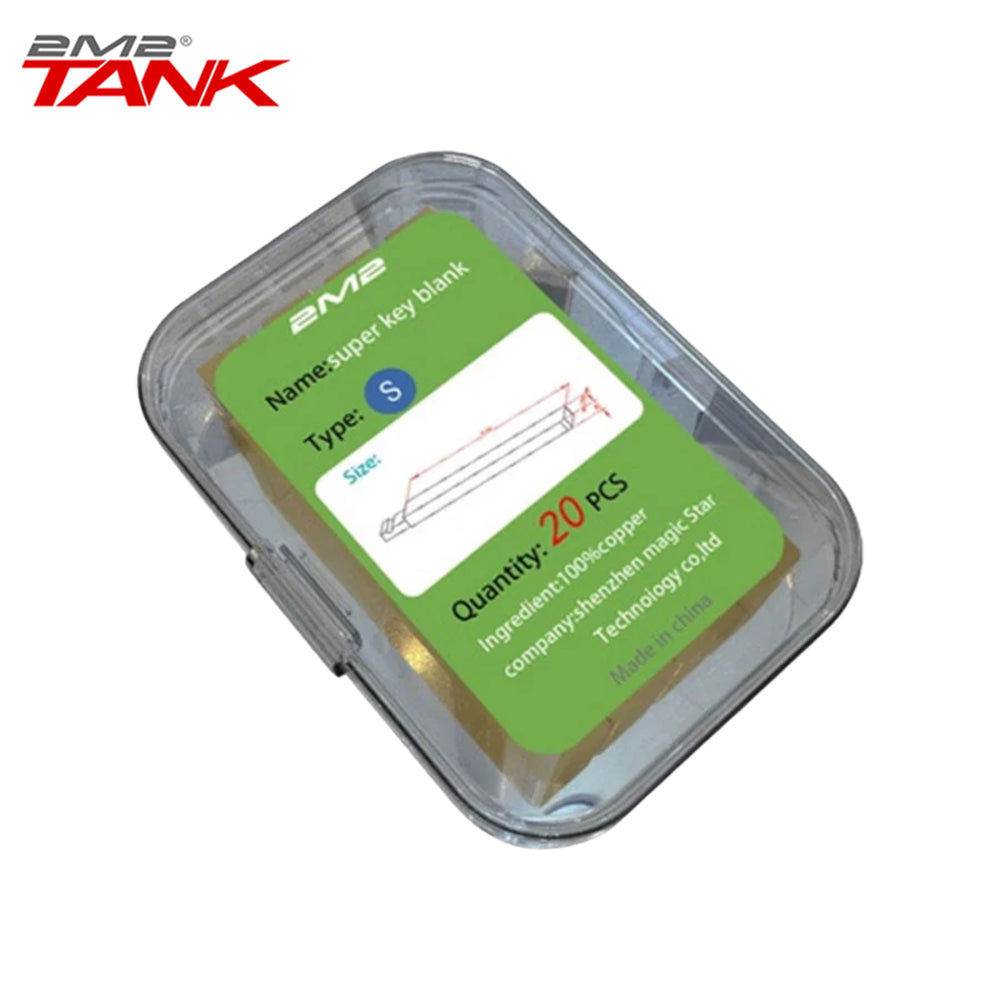 TANK H006 S Super Key Blank Set - 20 Pcs