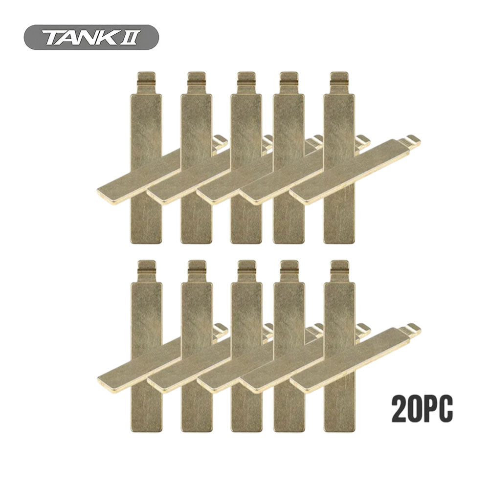 TANK H008 T Super Key Blank Set - 20 Pcs