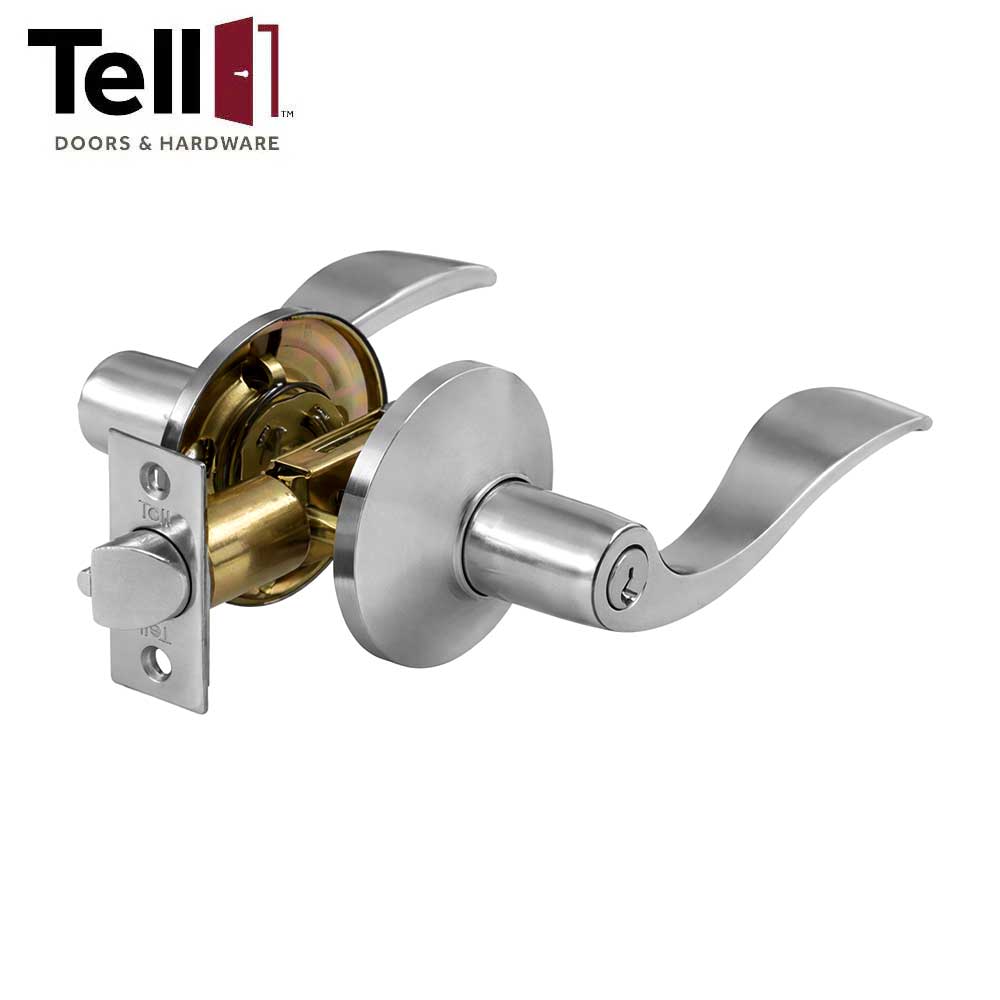 TELL Cylindrical Light-Duty Tubular LT3500 Series with Niagara Lever (NGA) - 2-3/4" Backset - Grade 3