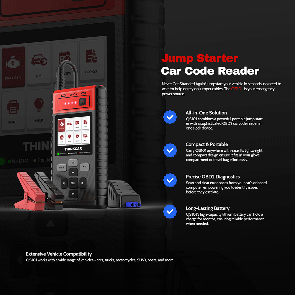 THINKCAR CJS101 - Compact Battery Starter Power and Analyzer