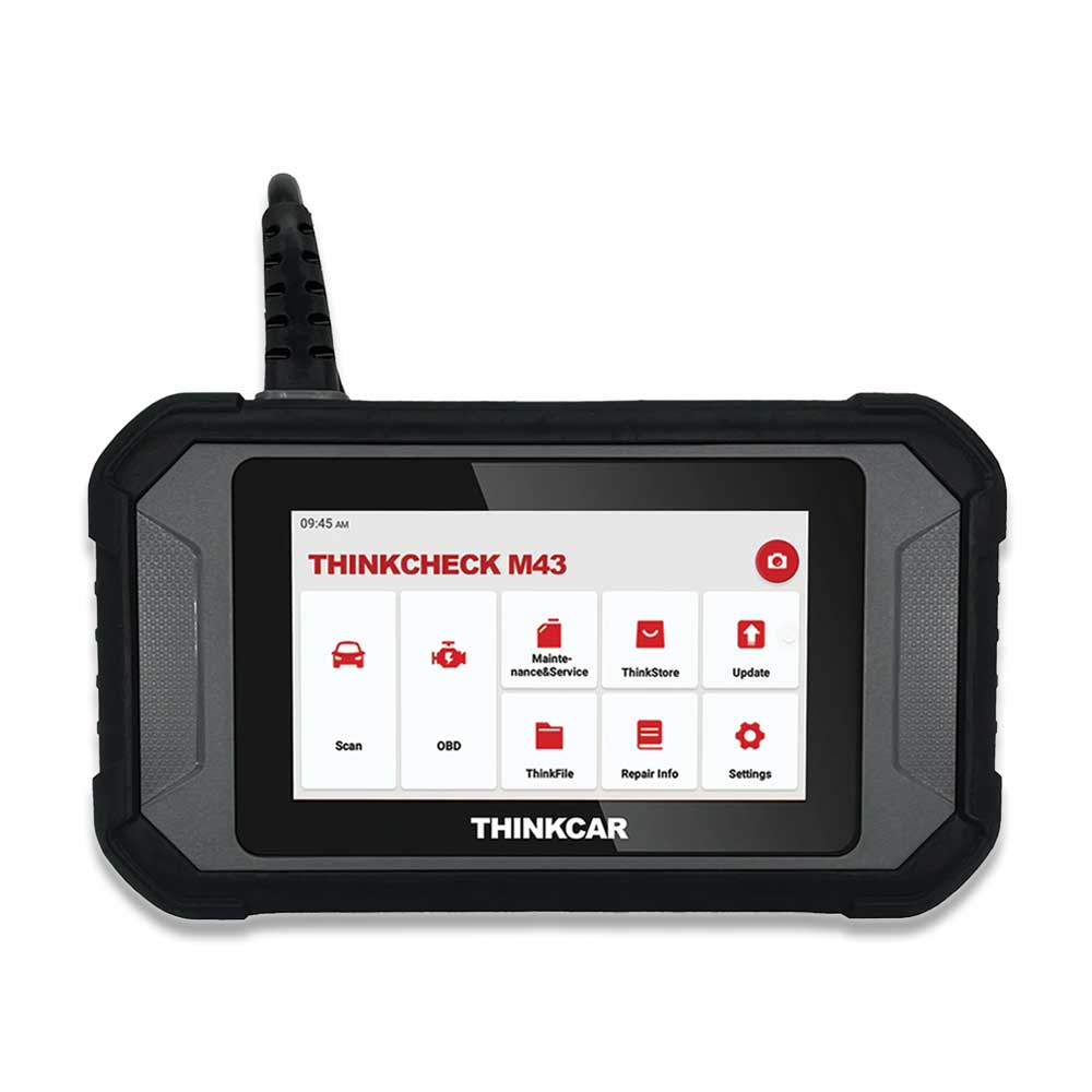 THINKCAR THINKCHECK M43 - 5 inch Professional OBD2 Scanner Car Code Reader Vehicle Diagnostic Tool