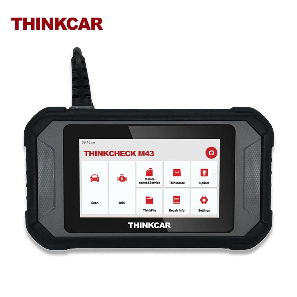 THINKCAR THINKCHECK M43 - 5 inch Professional OBD2 Scanner Car Code Reader Vehicle Diagnostic Tool