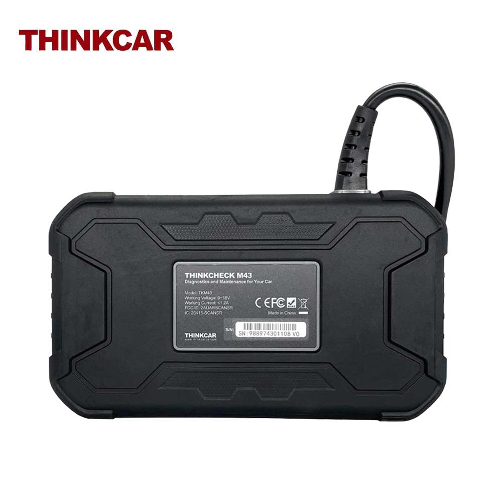 THINKCAR THINKCHECK M43 - 5 inch Professional OBD2 Scanner Car Code Reader Vehicle Diagnostic Tool
