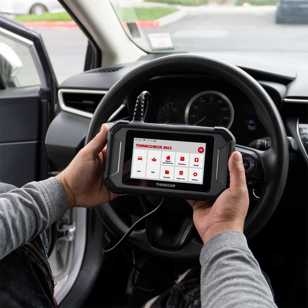 THINKCAR THINKCHECK M43 - 5 inch Professional OBD2 Scanner Car Code Reader Vehicle Diagnostic Tool