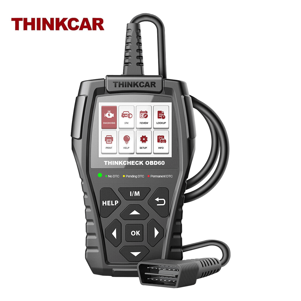 THINKCAR THINKCHECK OBD60 - OBD2 Scanner Car Code Reader Tool Check Engine Light, Smog Check Vehicle Diagnostic Equipment