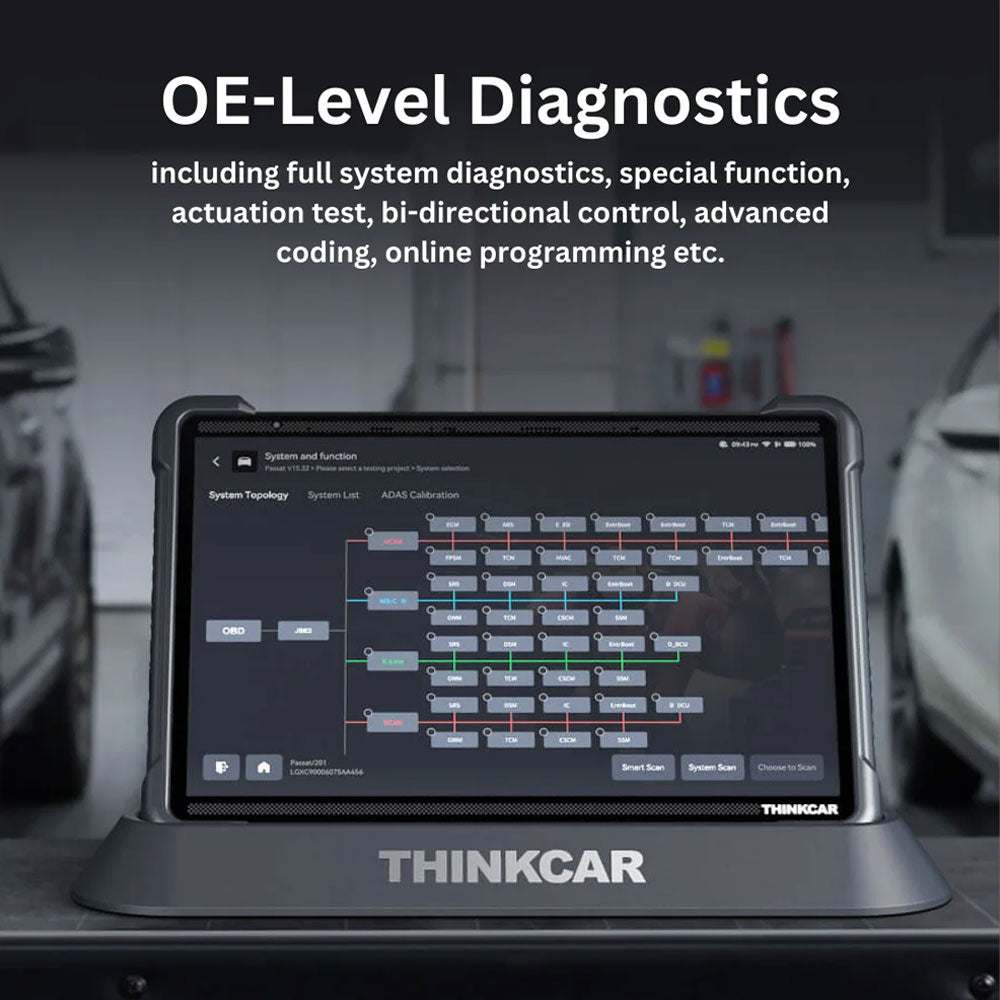 THINKCAR THINKTOOL-Expert-399 New AI Technology Diagnostic Tool - 14 Inch