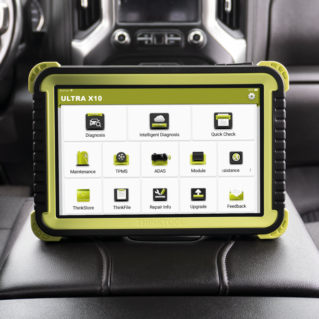 THINKCAR ULTRA X10 - 10" Touchscreen Full System OBD2 Diagnostic Scanner for Vehicle - Refurbished