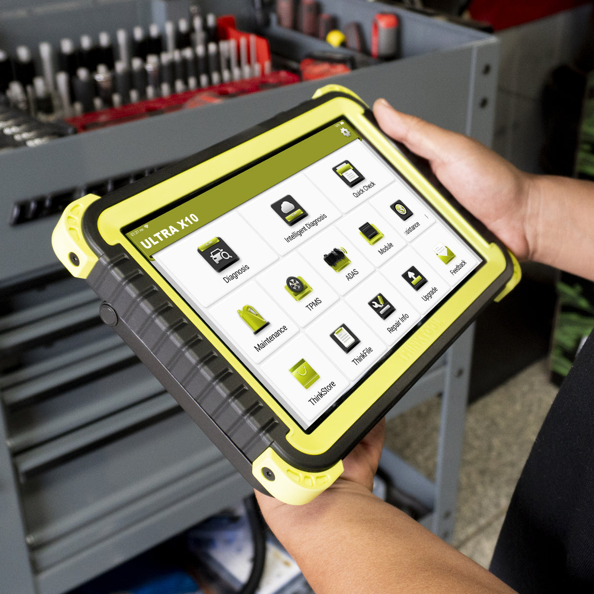 THINKCAR ULTRA X10 - 10" Touchscreen Full System OBD2 Diagnostic Scanner for Vehicle - Refurbished