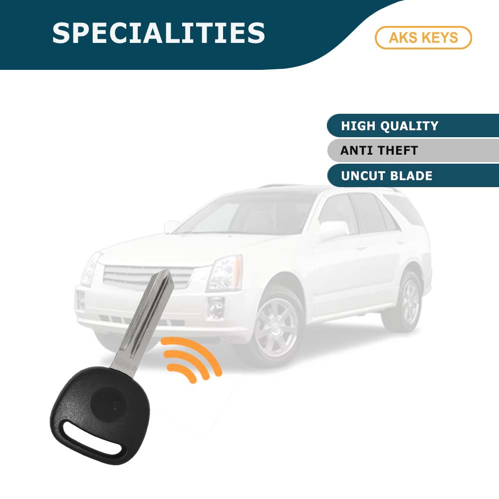 2004 - 2006 Cadillac SRX Transponder key - ID48 Chip (PK3+) - Z Keyway - B115-PT (2 Pack)