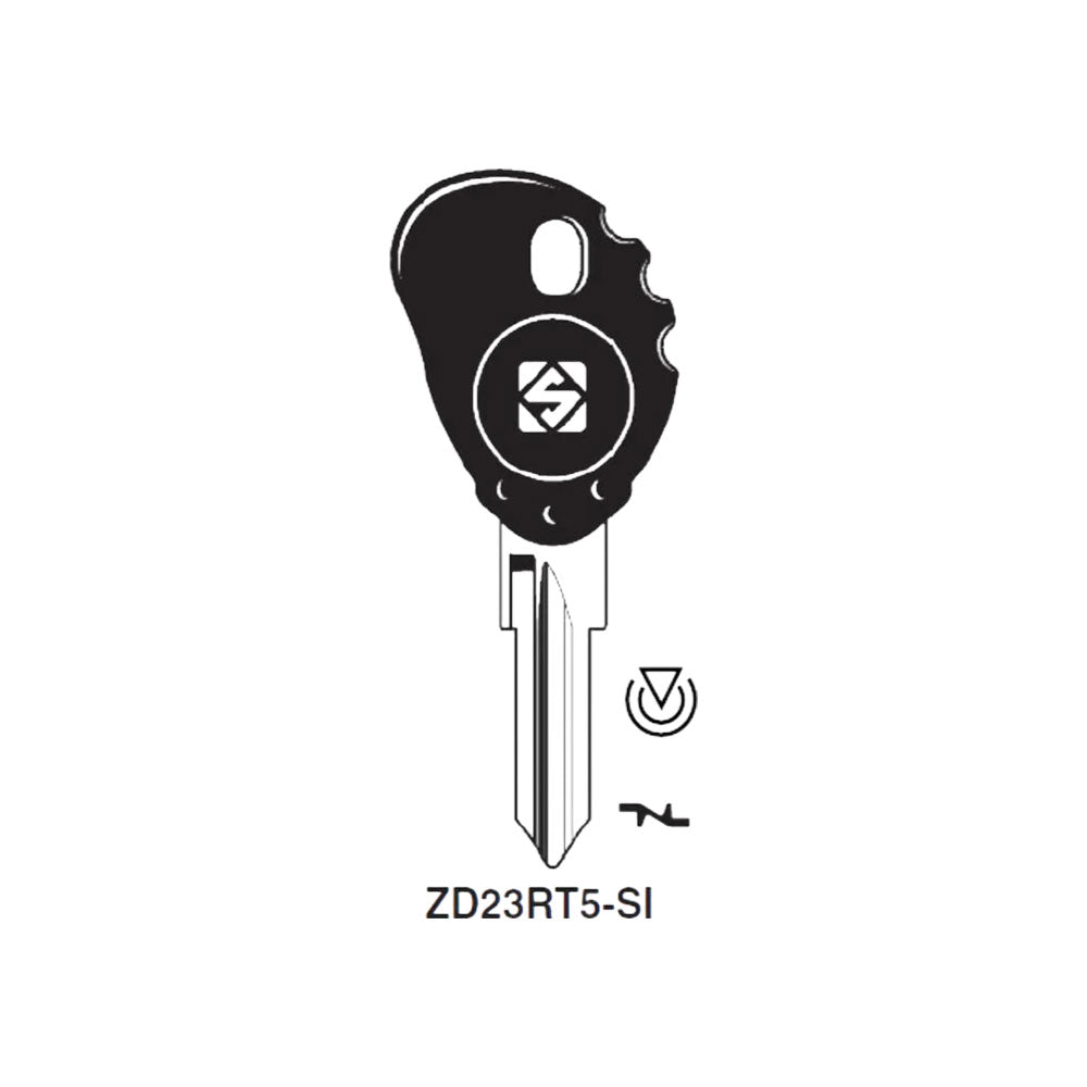 ILCO - 1982-2021 Yamaha Transponder Key - ZD23RT5-SI