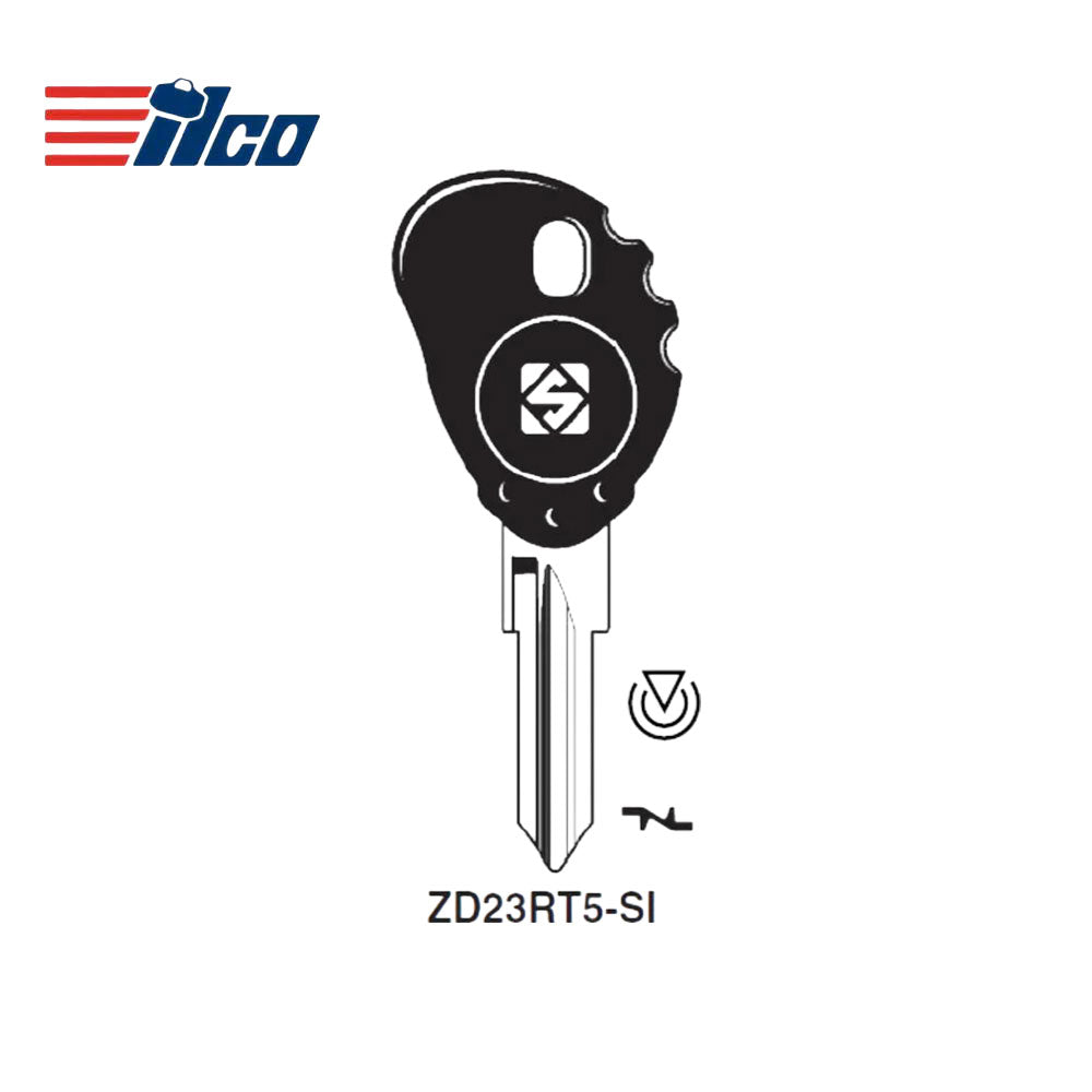 ILCO - 1982-2021 Yamaha Transponder Key - ZD23RT5-SI