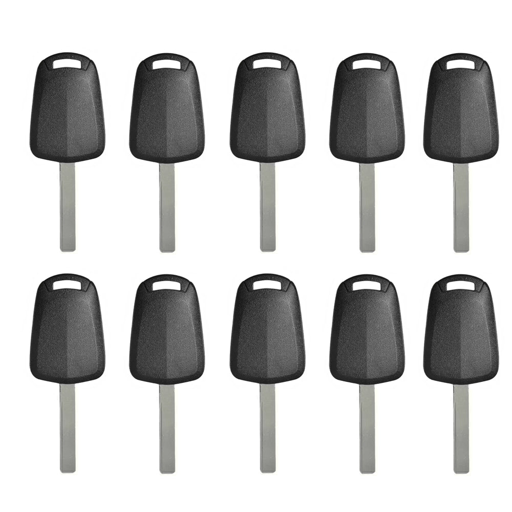2008 2009, 2011 - 2013 Pontiac Chevrolet Transponder Key - ID 46 GM CIRCLE + Chip - GM45 (10 Pack)