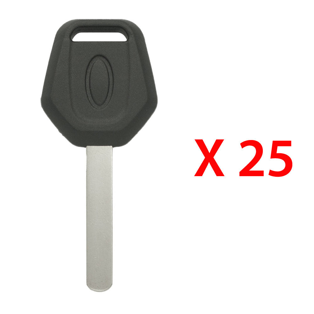 2011 - 2014 Subaru Transponder Key - 4D60 Chip - High Security (25 Pack)