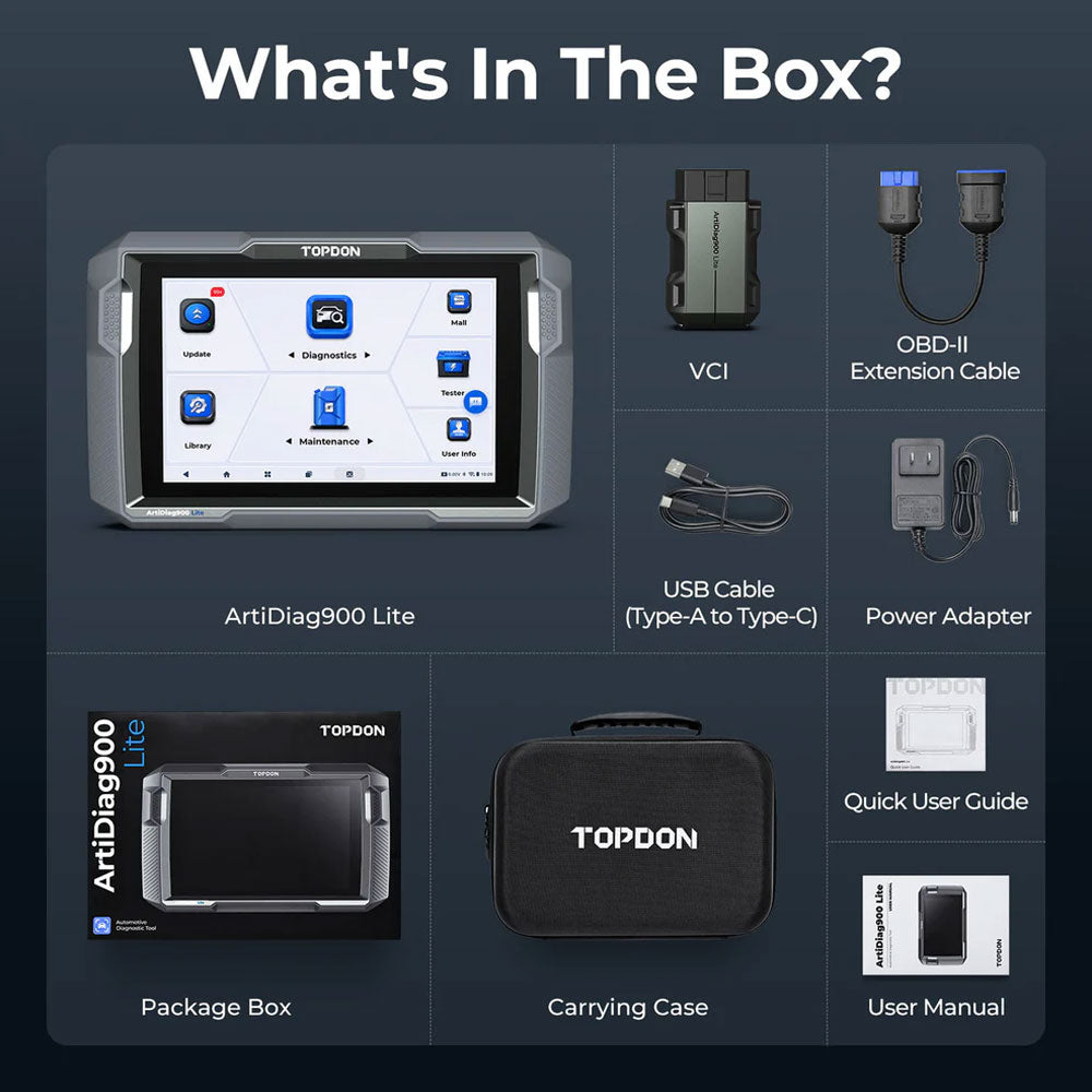 TOPDON AD900LITE ArtiDiag900 Lite Scan Tool Full System Diagnostics