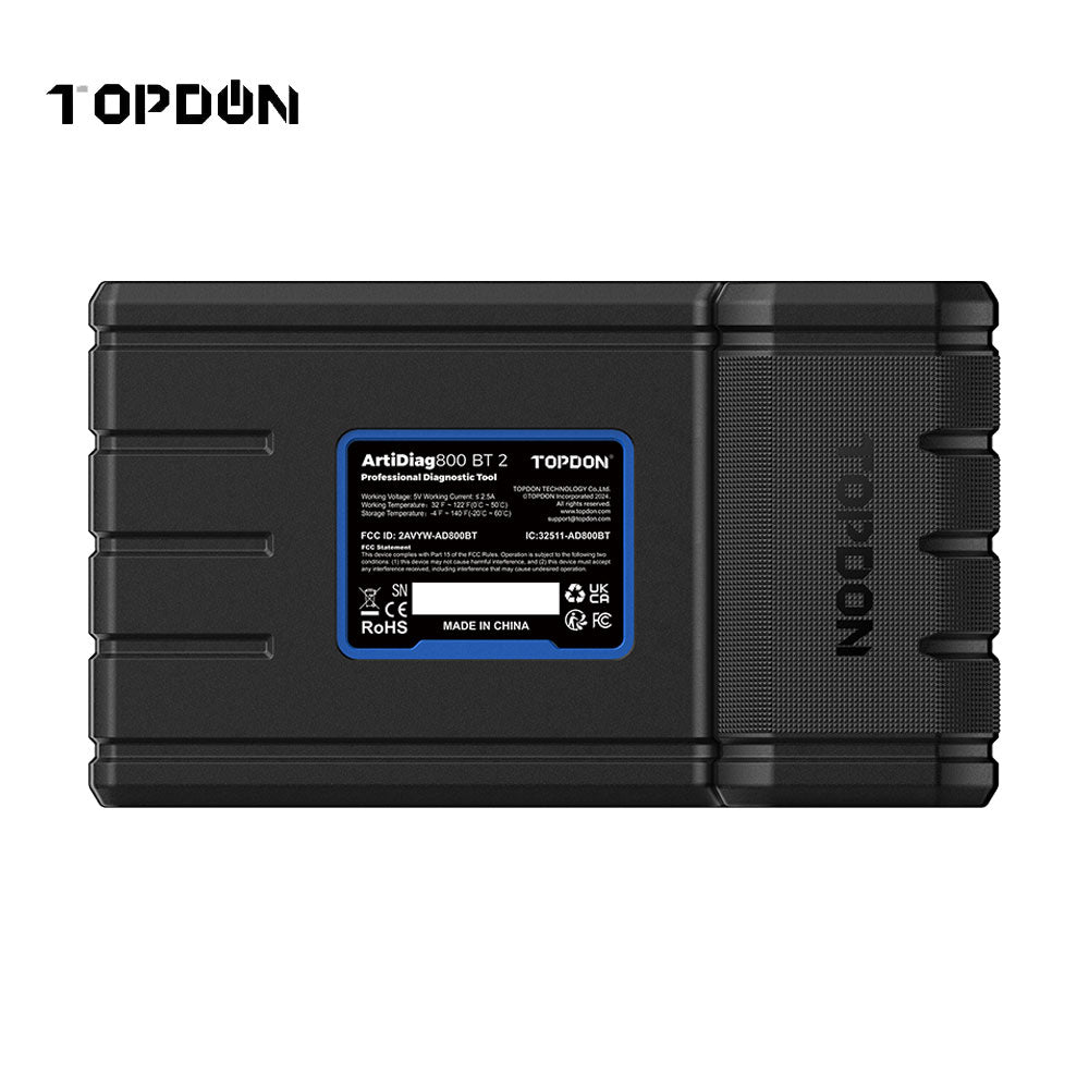 TOPDON ArtiDiag 800 BT2 6" Bluetooth Scan Tool with Service Functions and CAN-FD