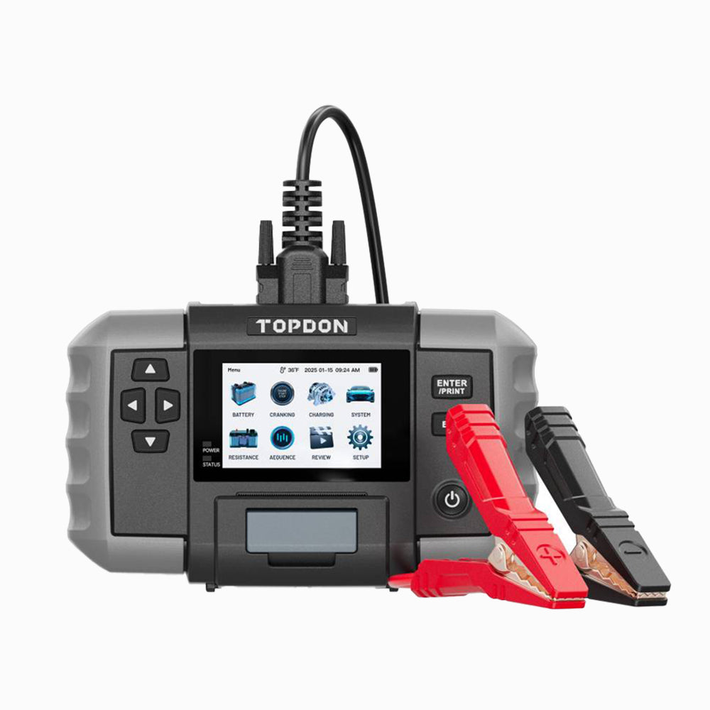 TOPDON BT600 PLUS 2-in-1 Battery and Resistance Tester for 6V, 12V, 24V Systems