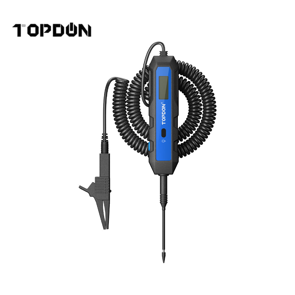 TOPDON CT100 Professional Automotive Circuit Tester with Load Test, LCD Display and Polarity Alerts