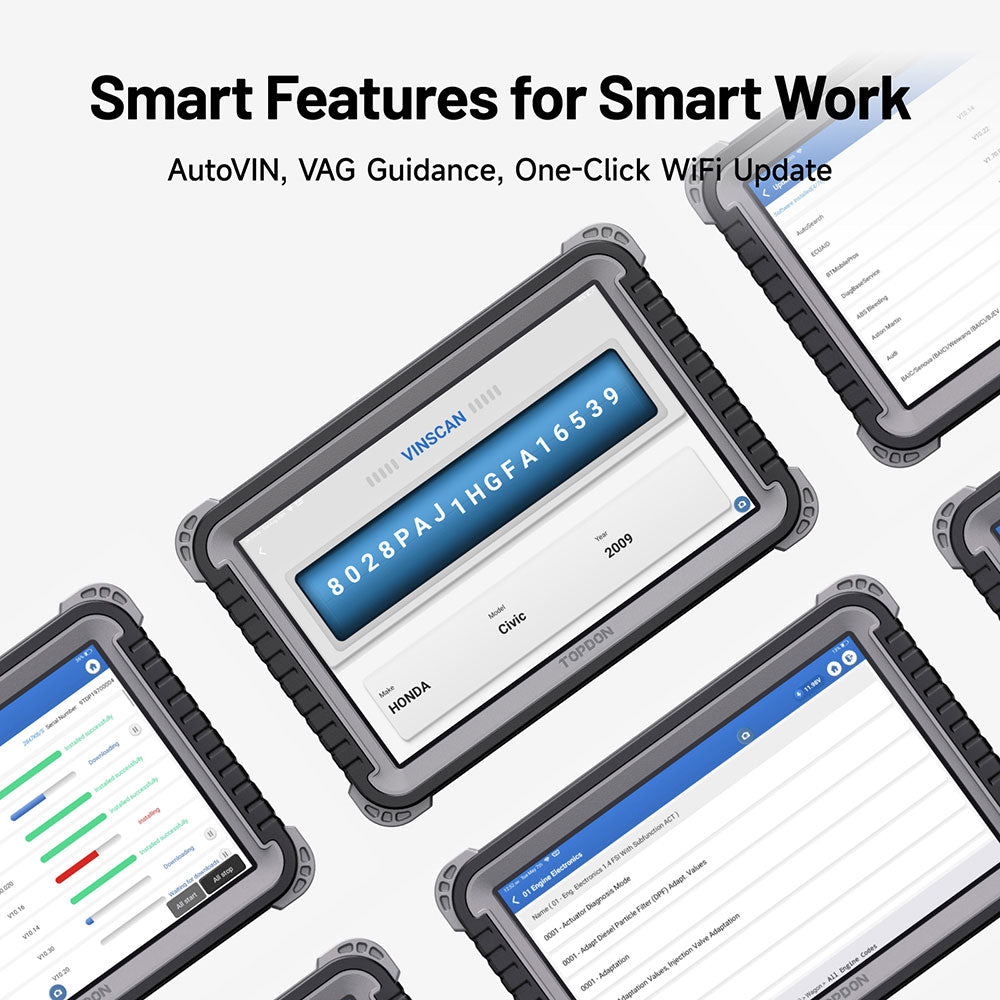 TOPDON PXPLUS2 Phoenix Plus 2 10.1" OE-Level Bi-Directional Scan Tool with Service Functions