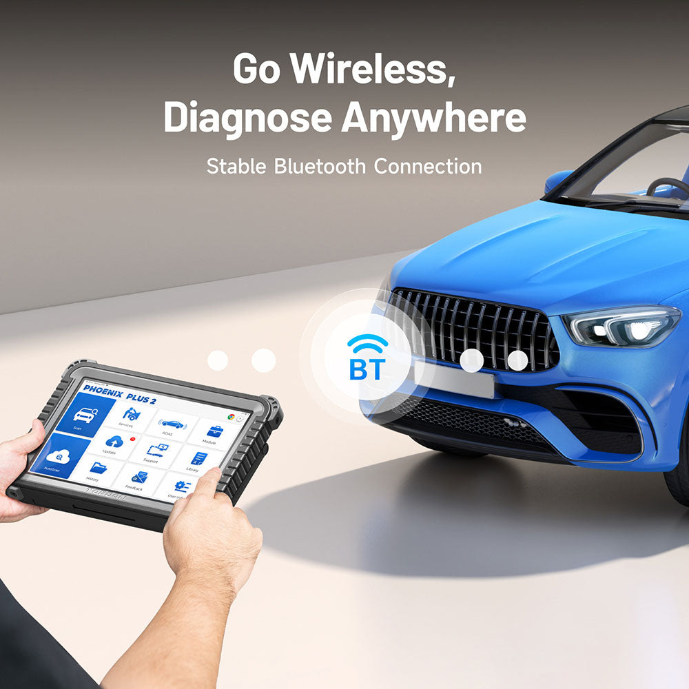 TOPDON PXPLUS2 Phoenix Plus 2 10.1" OE-Level Bi-Directional Scan Tool with Service Functions