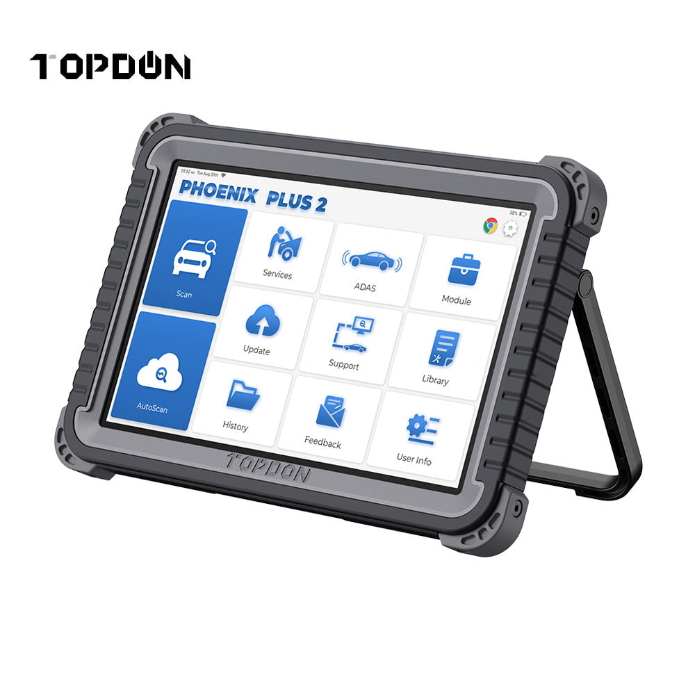 TOPDON PXPLUS2 Phoenix Plus 2 10.1" OE-Level Bi-Directional Scan Tool with Service Functions