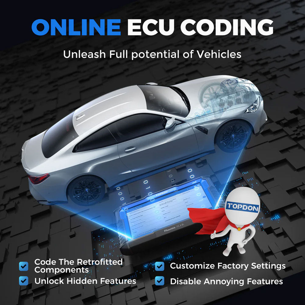 TOPDON PXXLINK Phoenix XLink OE-Level Scan Tool with Cloud-Based Programming