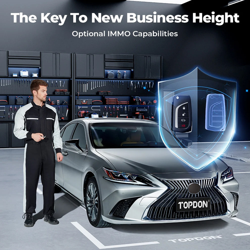 TOPDON TopScan Master Pocket-Size Bluetooth Scan Tool with Bi-Directional Controls