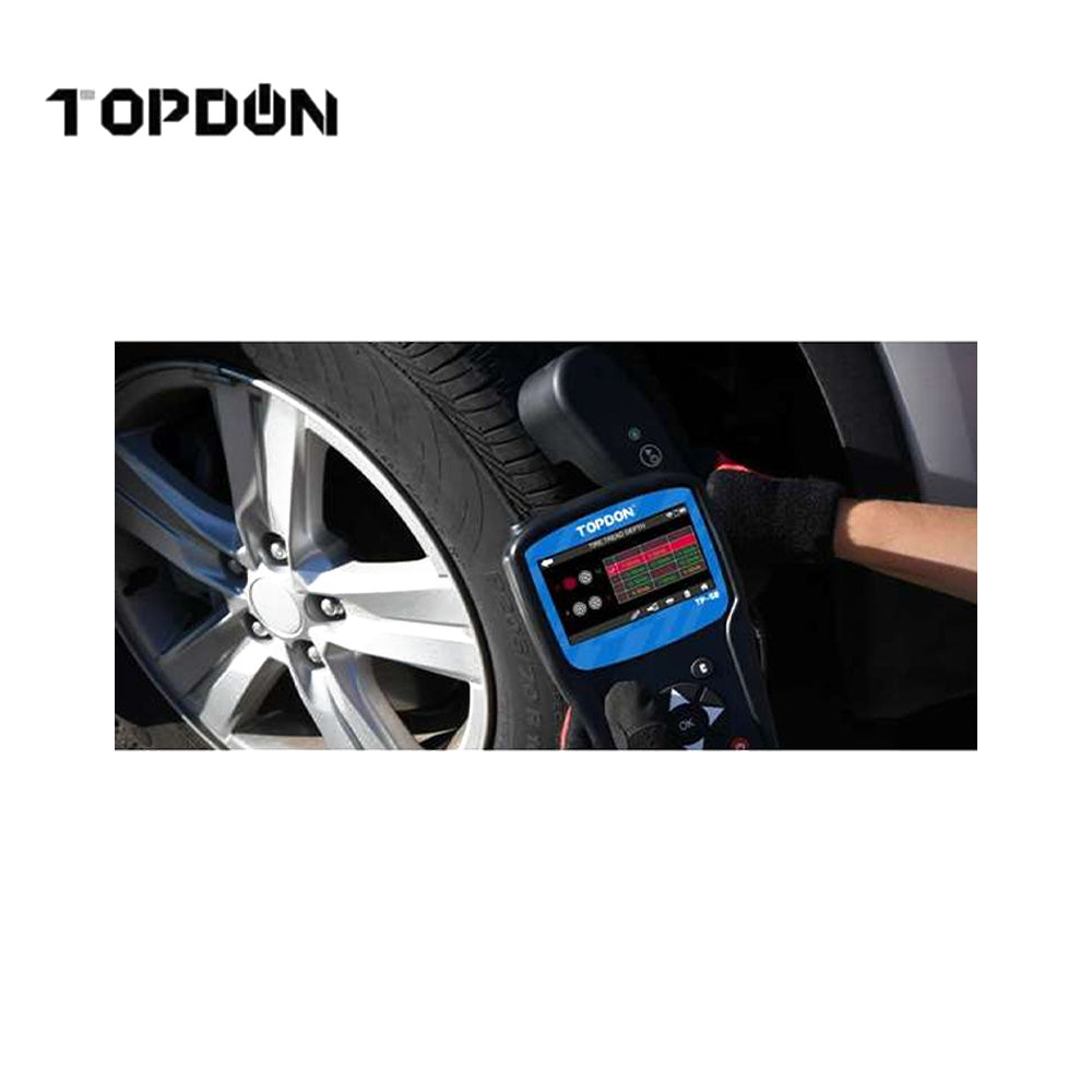 TOPDON TD010000 Tire Tread Depth Gauge (Accurate Battery Free Tool)
