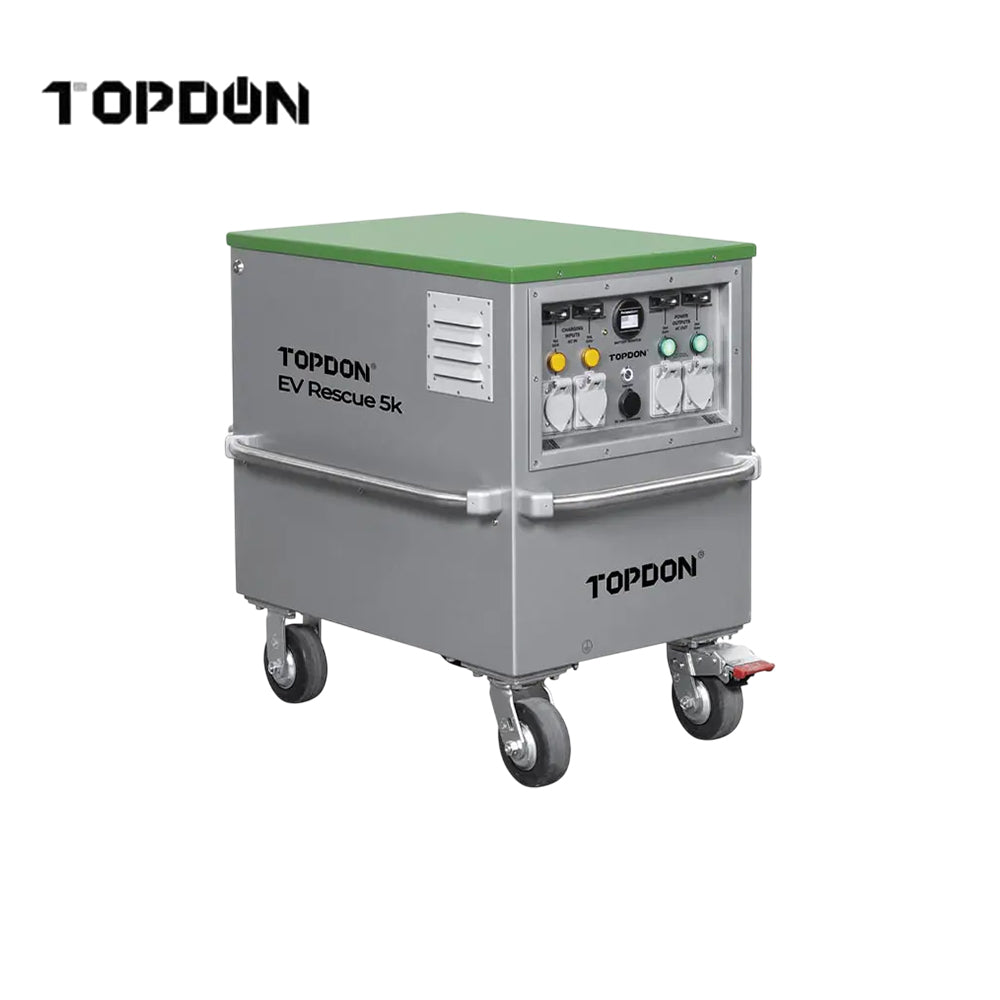 TOPDON TDEVR5K EV RESCUE 5k Power Station with w/120V and 220 Outlet