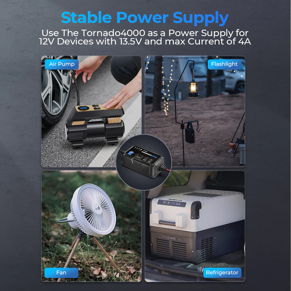 TOPDON TORNADO 4000C - 4A Smart Battery Charger