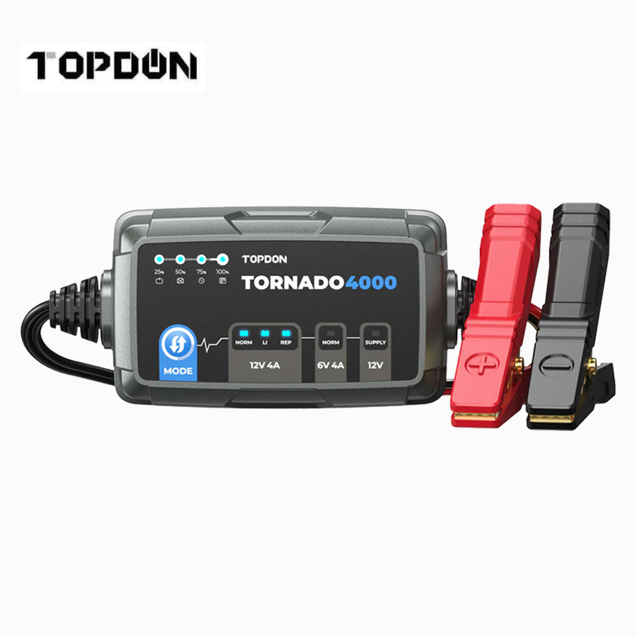TOPDON TORNADO 4000C - 4A Smart Battery Charger