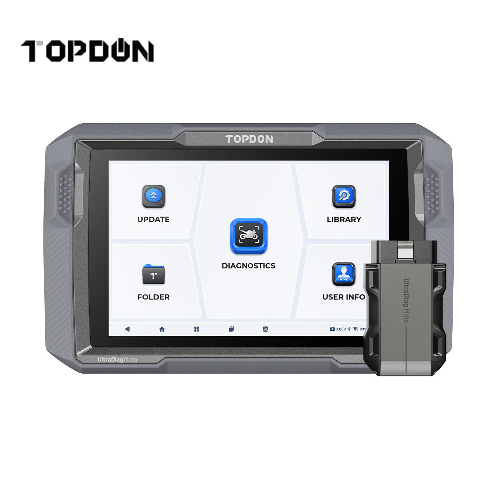TOPDON UltraDiag Moto 8" Wireless Motorcycle and Powersports Diagnostic Scanner