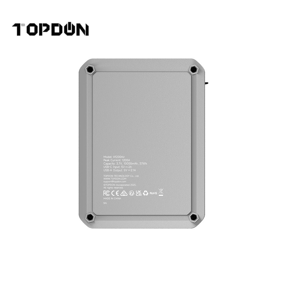 TOPDON V2200Air 2-in-1 2200A Peak Jump Starter and Tire Inflator