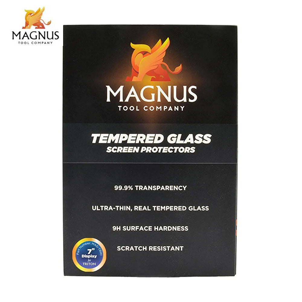 Triton PLUS Commercial Edition Key Cutting Machine with 2mm End Mill Cutter and 1mm Tracer Decoder and 7" Tempered Glass Screen Protector