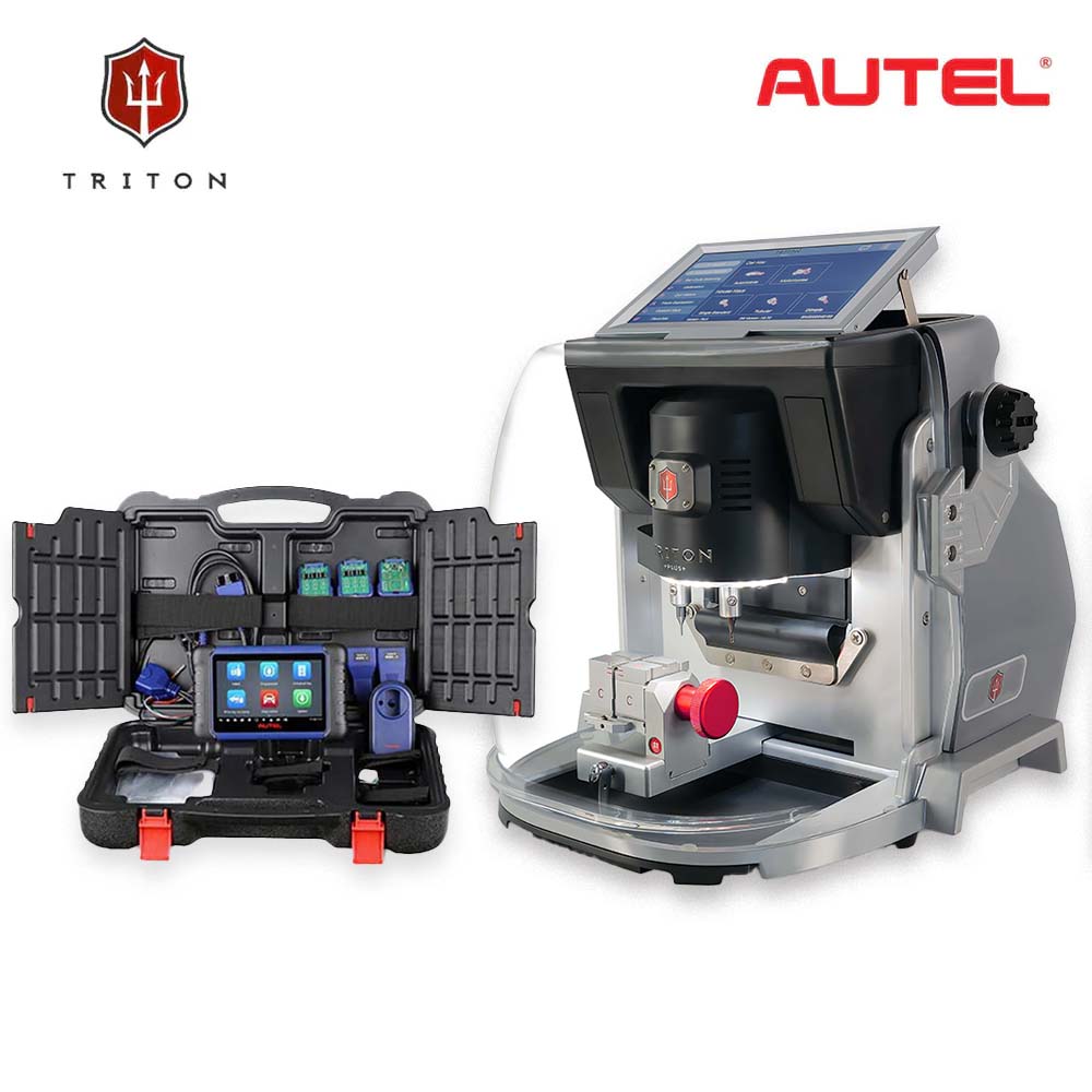 Autel MaxiIM IM508S and Triton PLUS Ultimate Edition - Key Programming and Diagnostic Tool and Cutting Machine Bundle