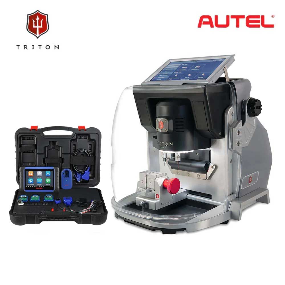 Autel MaxiIM IM508S and Triton PLUS Ultimate Edition - Key Programming and Diagnostic Tool and Cutting Machine Bundle