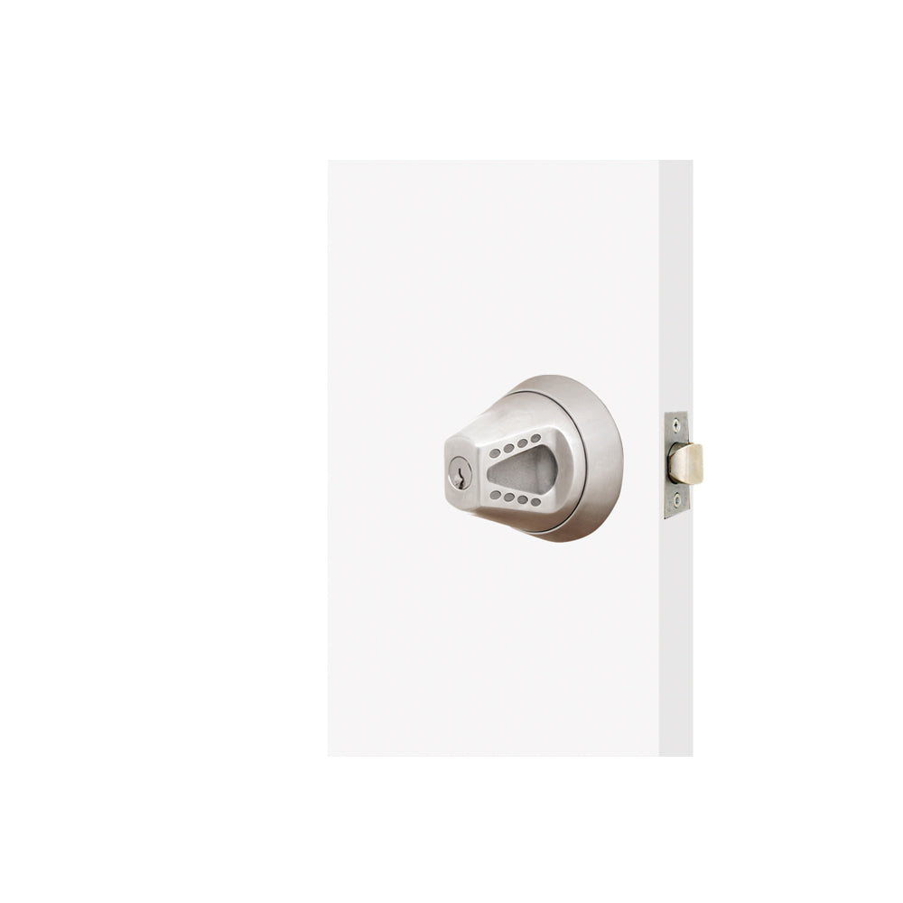 TownSteel - CRX-K - Heavy Duty Anti-Ligature Knob ANSI Grade 1 Cylindrical Lockset - Schlage C Keyway - Privacy (76) Non Keyed Knobs - Grade 1 - Satin Stainless Steel-630
