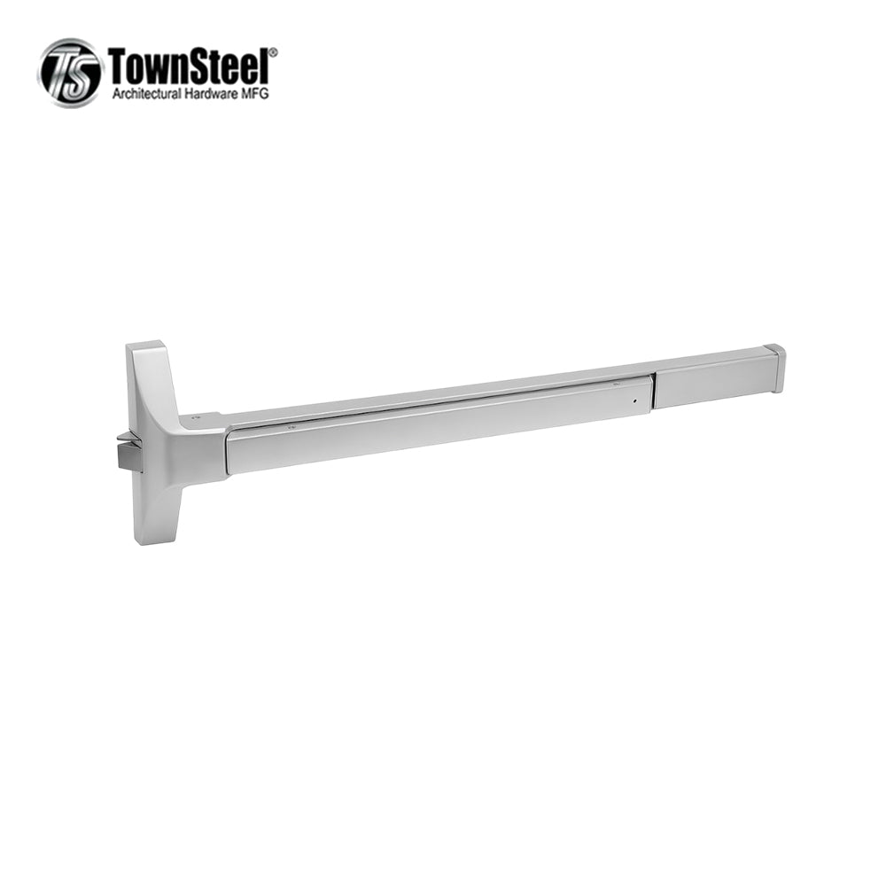 TownSteel - ED3700 - Narrow Stile Rim Exit Device - Push Bar - 36" - Satin Stainless - Grade 1 - ED3700-36-630