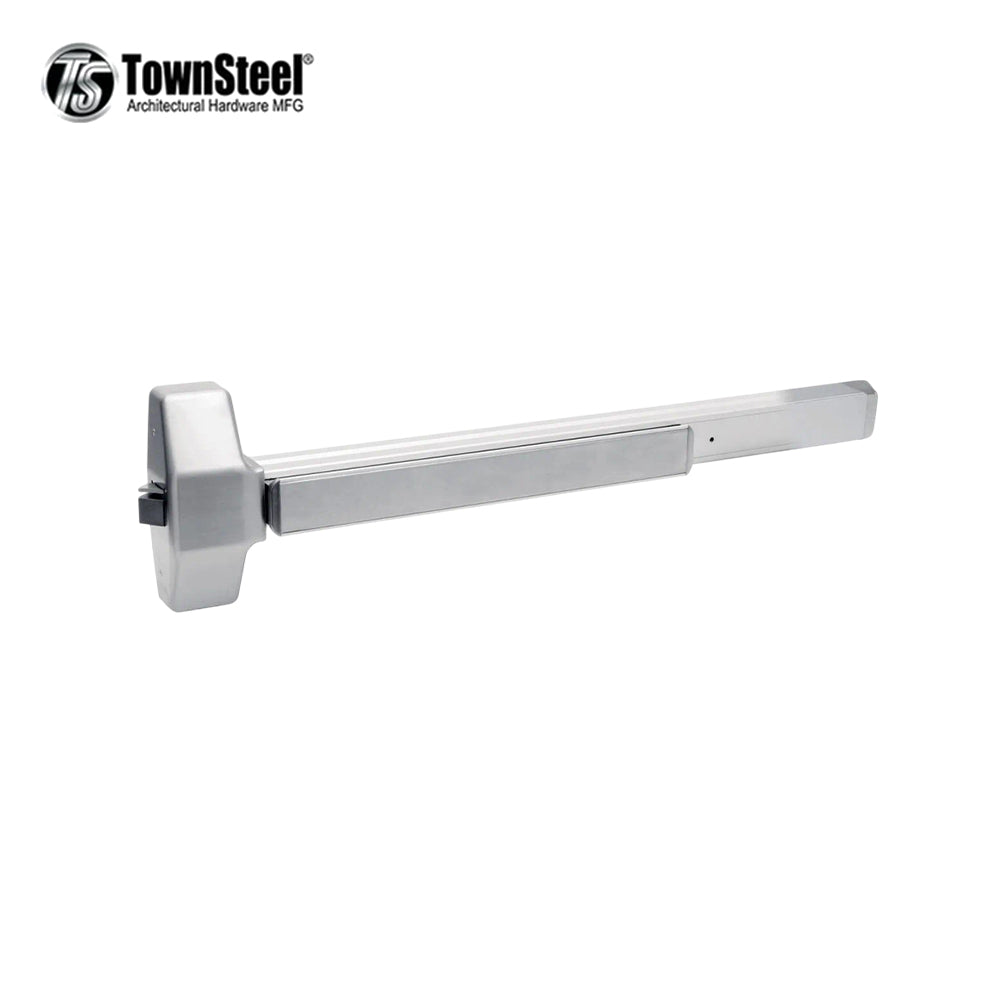 TownSteel - ED9700 - Rim Exit Device Push Bar - 36 - Satin Stainless - Grade 1 - ED9700-36-630