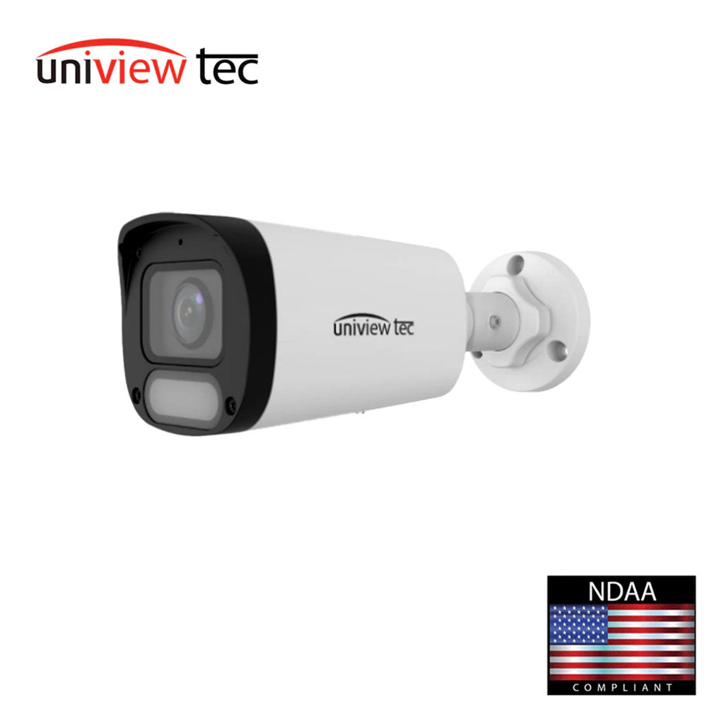 Uniview Tec IPB4KWI28X 8MP ColorHunter Bullet Security Camera - Wise-ISP - WDR - 4K Full-Color