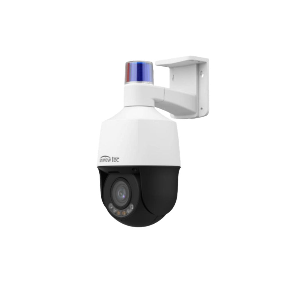 Uniview Tec IPCSDC55X 5MP Active Deterrence PTZ Dome Security Camera with IR Night Vision and 5x Optical Zoom