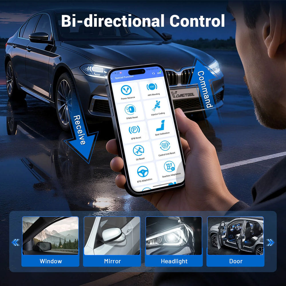 VDIAGTOOL D100 Full System Diagonstic Bluetooth Scanner Tool