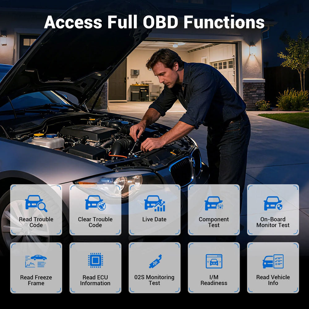 VDIAGTOOL D100 Full System Diagonstic Bluetooth Scanner Tool