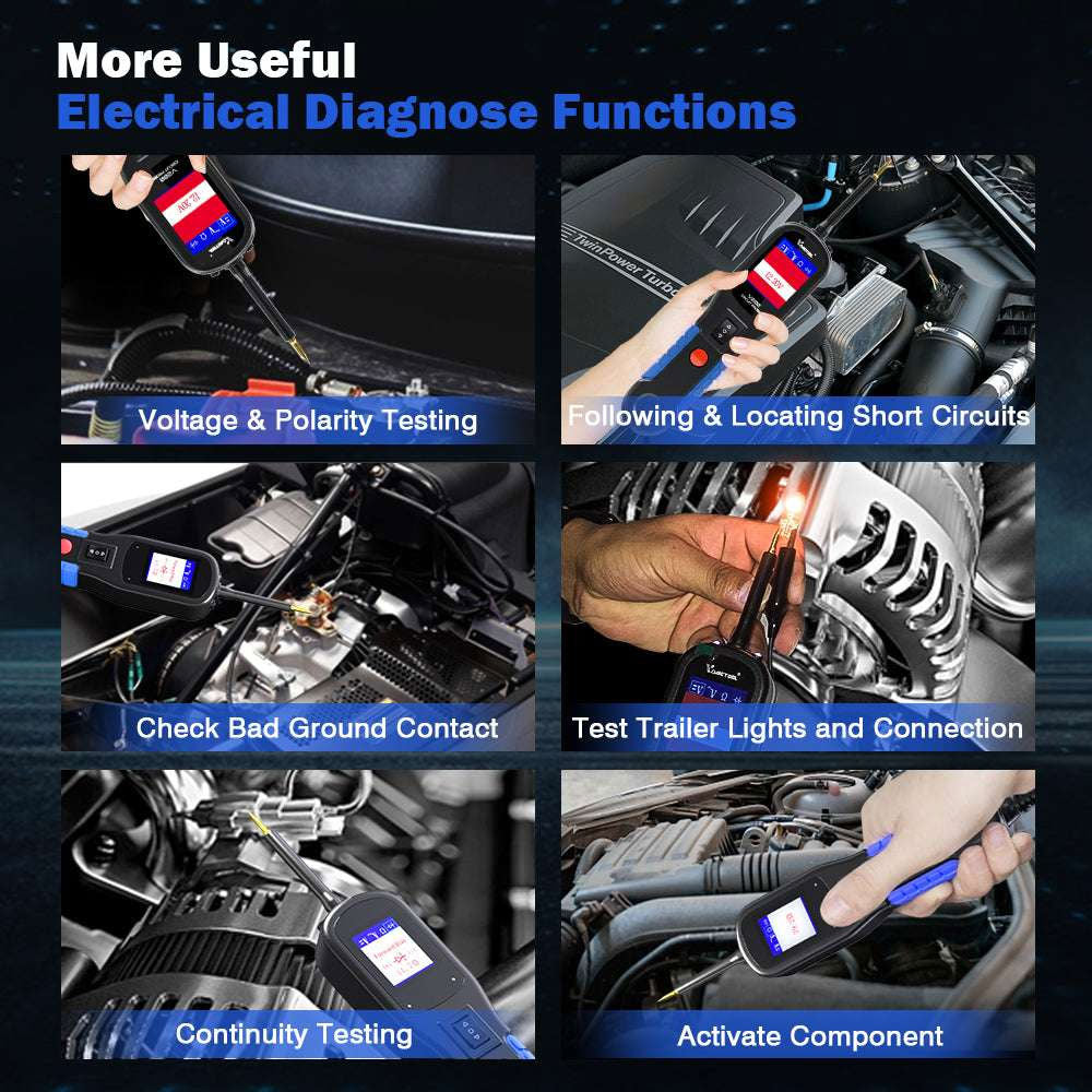 VDIAGTOOL VD200 Professional Automotive Circuit Tester for Electrical System Diagnostics